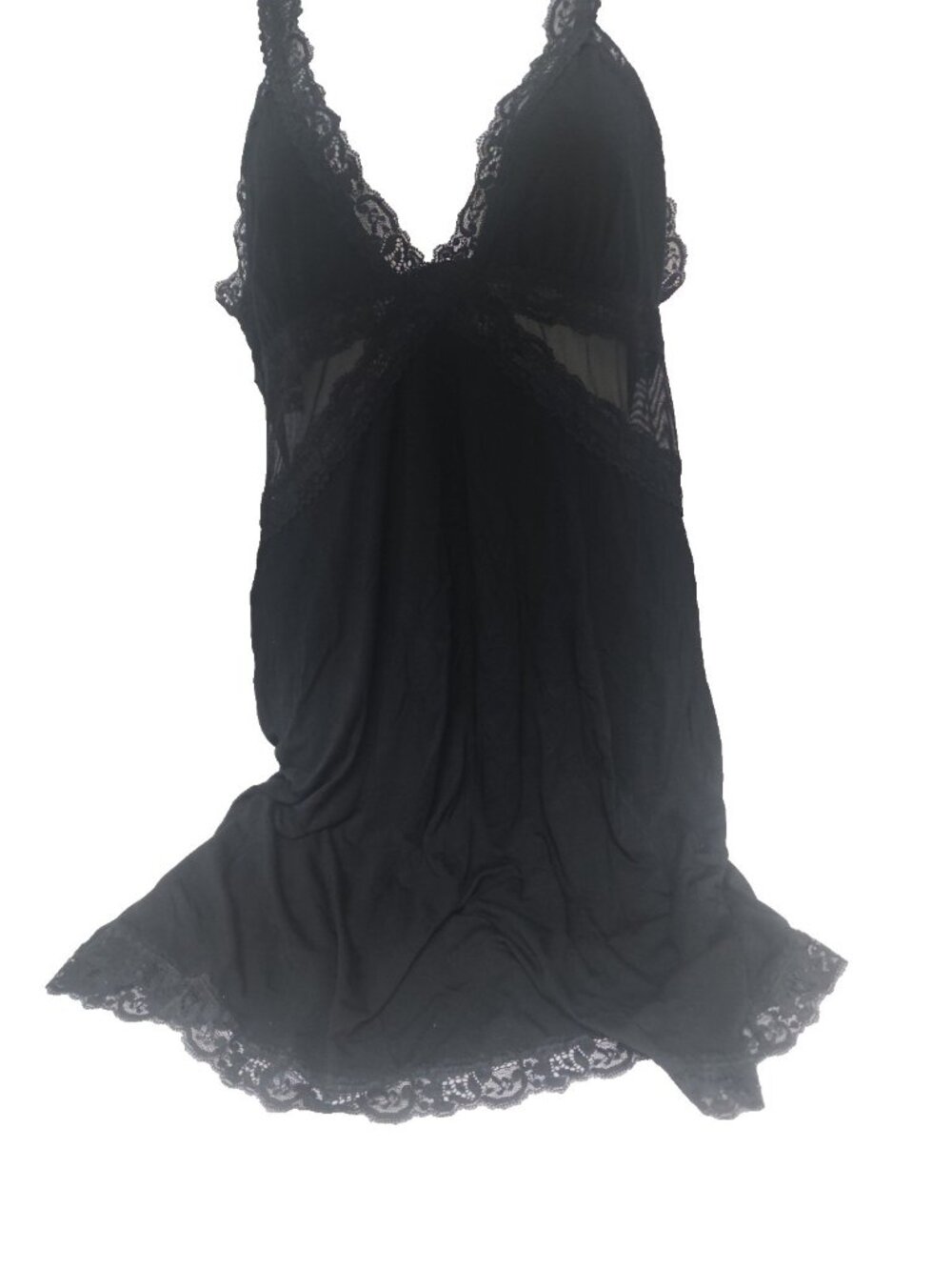 Adore Me Primrose Slip Black Size Large New!!!